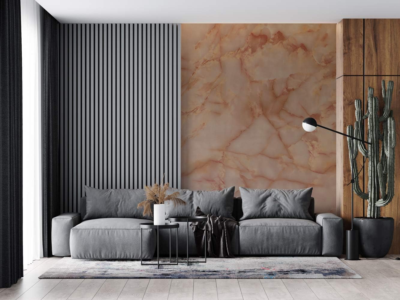 High Gloss Vinyl Self Adhesive Waterproof Wallpaper Furniture Film Interior Film Contact Paper