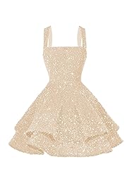 vintys Sparkly Short Prom Dresses for Teens