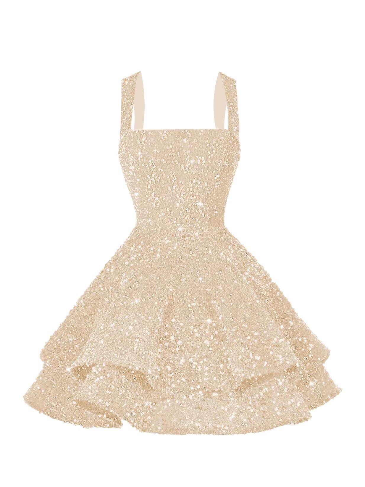 vintys Sparkly Short Prom Dresses for Teens
