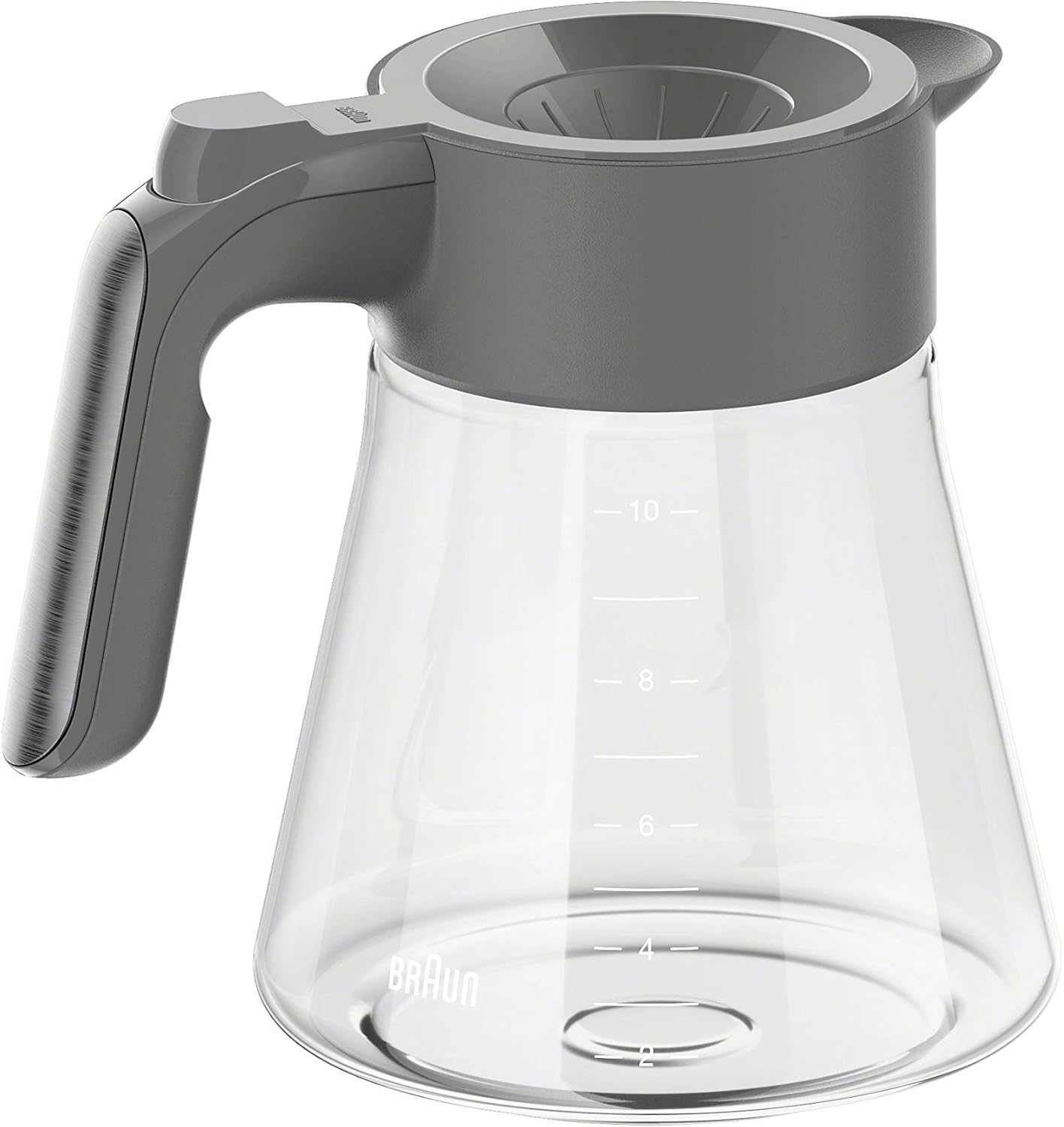 Braun BRSC009 MultiServe Coffee Machine 10 cup Replacement Carafe, Grey