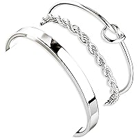 Amazon.com: Yonisun 925 Sterling Silver Bracelet and Necklace Sets