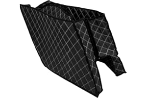 YHMTIVTU Motorcycle Saddlebag Liners Stretched Bag Inserts with White Thread Stitch Fit for Harley Touring 2014-2022