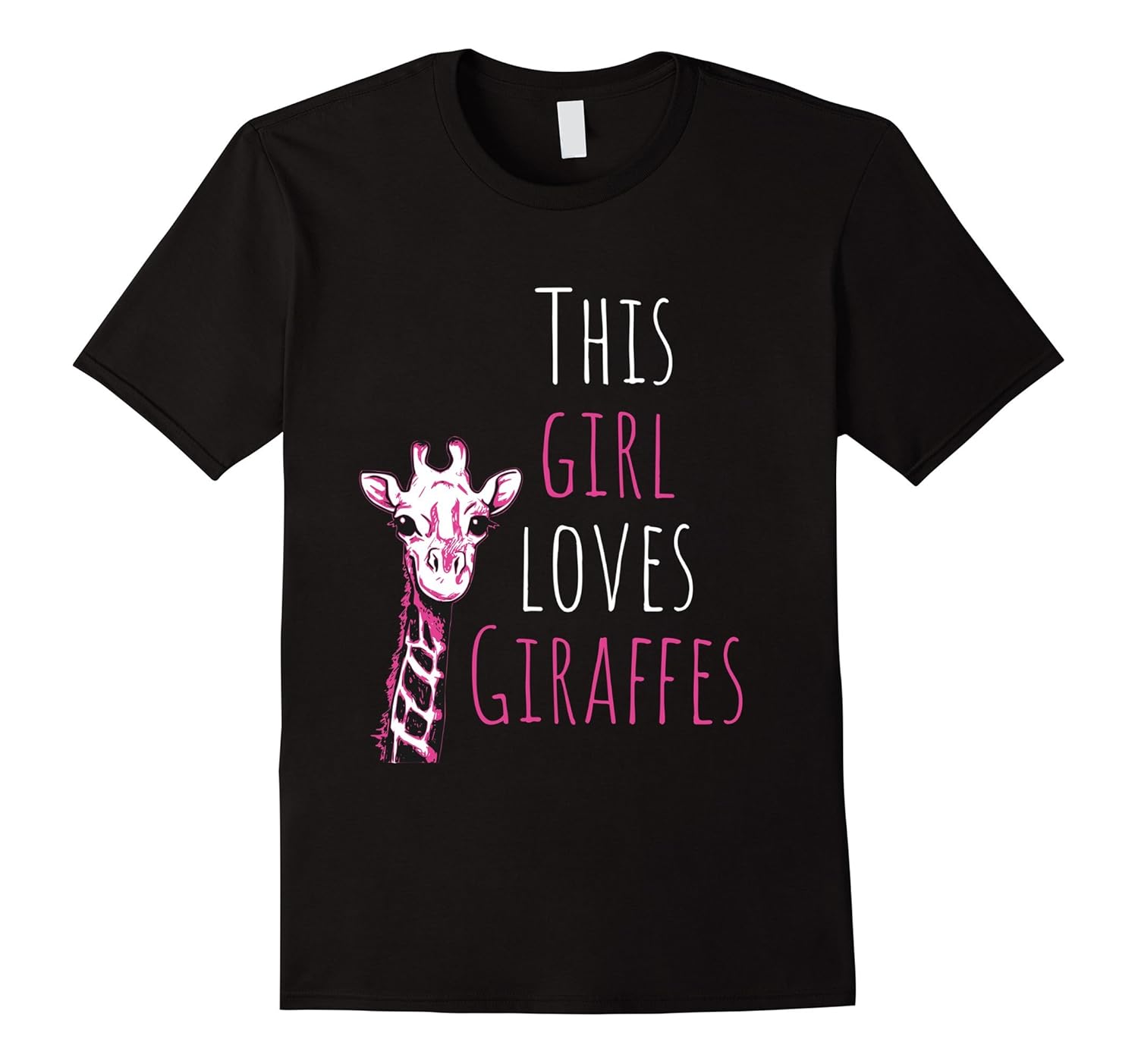 This Girl Loves Giraffes TShirt Giraffe Shirt for GirlsCL Colamaga