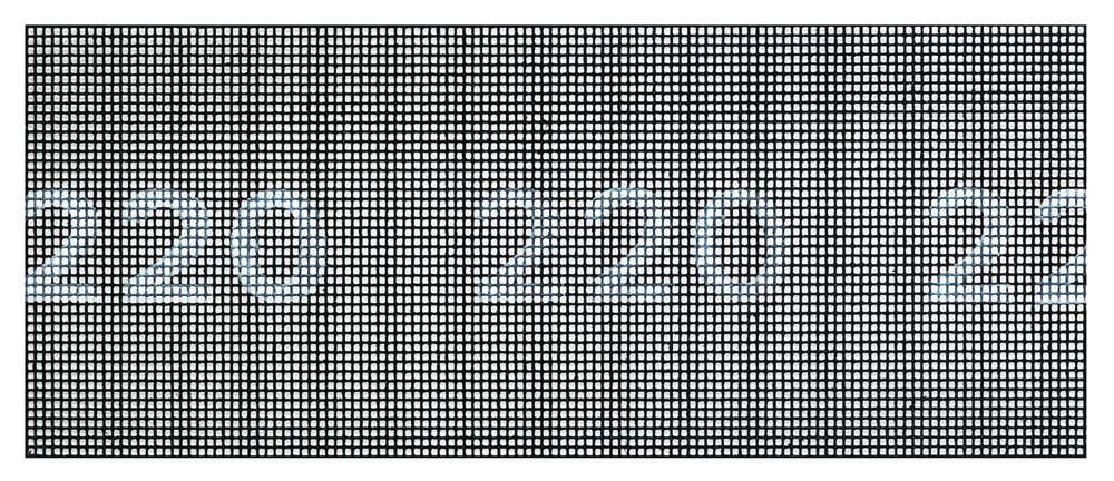 Bosch Accessories DIY Sanding Mesh for Plasterboard, Pack of 5, 93 x 230 mm, Grit 220