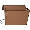 Smead Redrope Expanding File Wallet, Flap and Cord Closure, 5-1/4" Expansion, Legal Size, 10 per Box (71011)