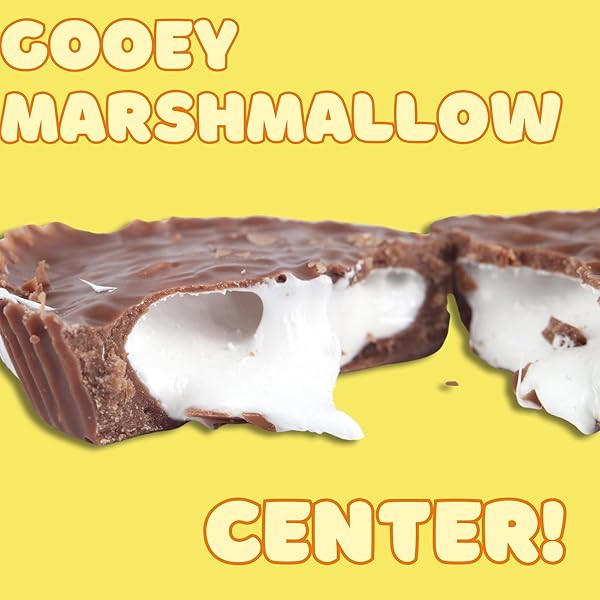 SWEETZO – BOYER MALLO CUPS, MILK CHOCOLATE CANDIES WITH GOOEY MARSHMALLOW CENTER, INDIVIDUALLY WRAPPED, 0.5 OUNCES EACH (PACK OF 10)