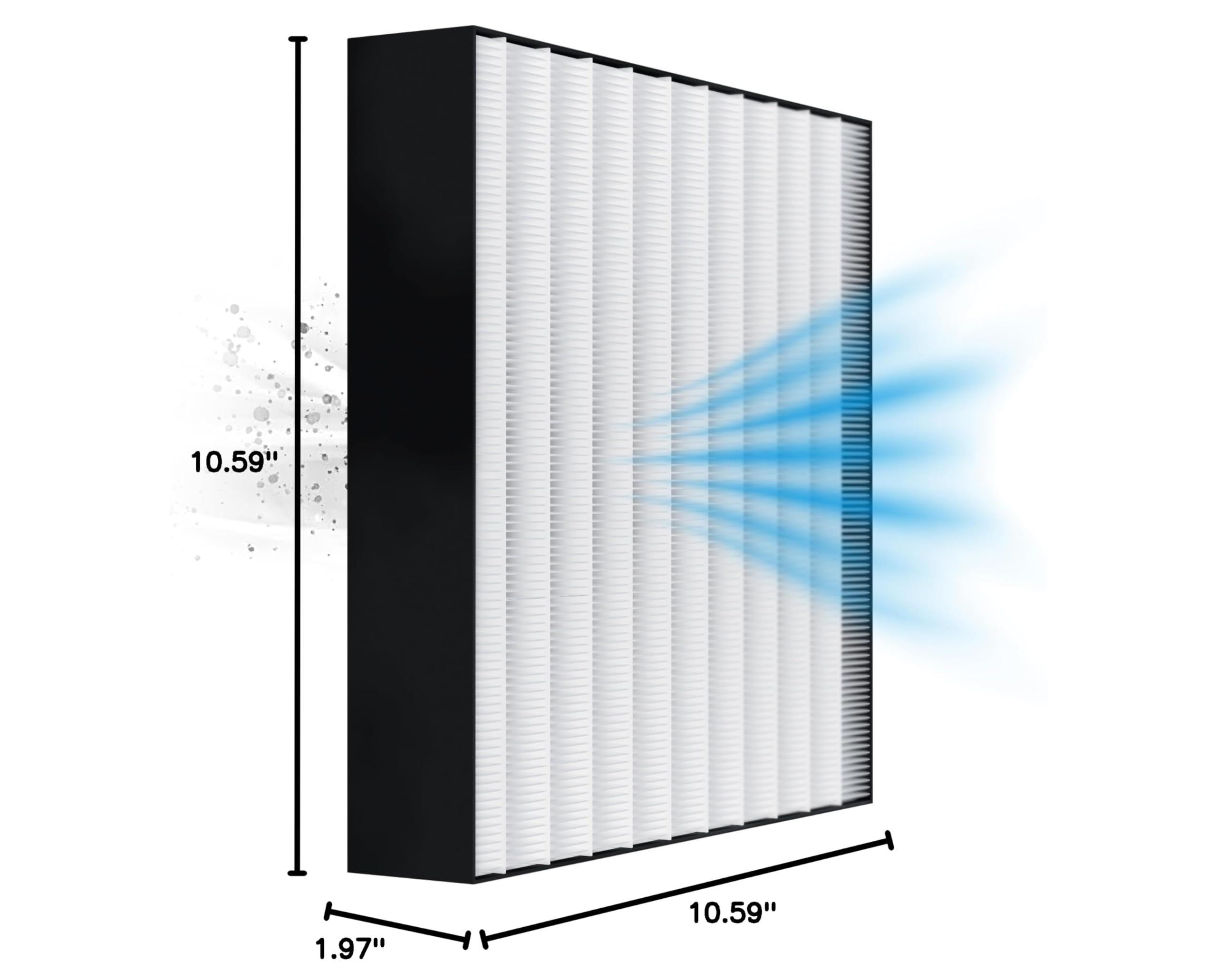 Daikin HEPA Filter, MCKB70YSAU Air Purifier Replacement for Home, Removes 99.97% of Particles as Small as 0.1 Microns, Including Pet Dander, Hair, Dust and Pollen