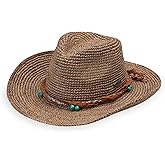 Wallaroo Hat Company Women’s Petite Catalina Cowboy – Natural Fiber, Adjustable Sizing for Smaller Crown Sizes – Chic Sun Hat