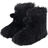 Home Slipper Women's Soft Fleece Plush Warm Indoor House Slipper Boots Shoes