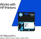 HP 937 Cyan Original Ink Cartridge for OfficeJet Pro Series view 2