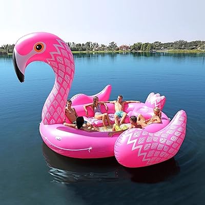Oversized Flamingo Inflatable Floating Bed Perfect Egypt Ubuy