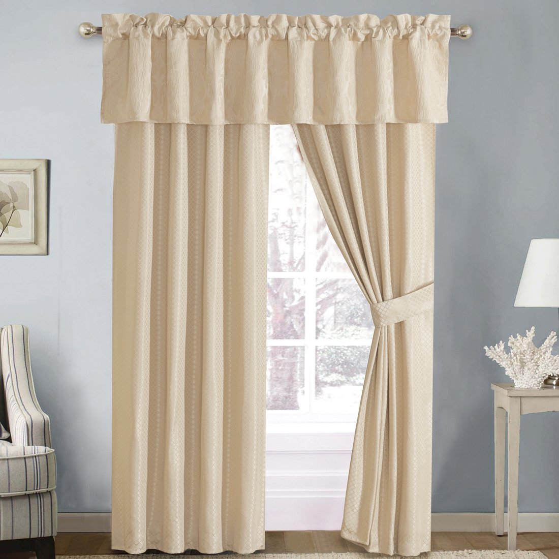 Best 5Pc Kitchen Curtains And Valances Set