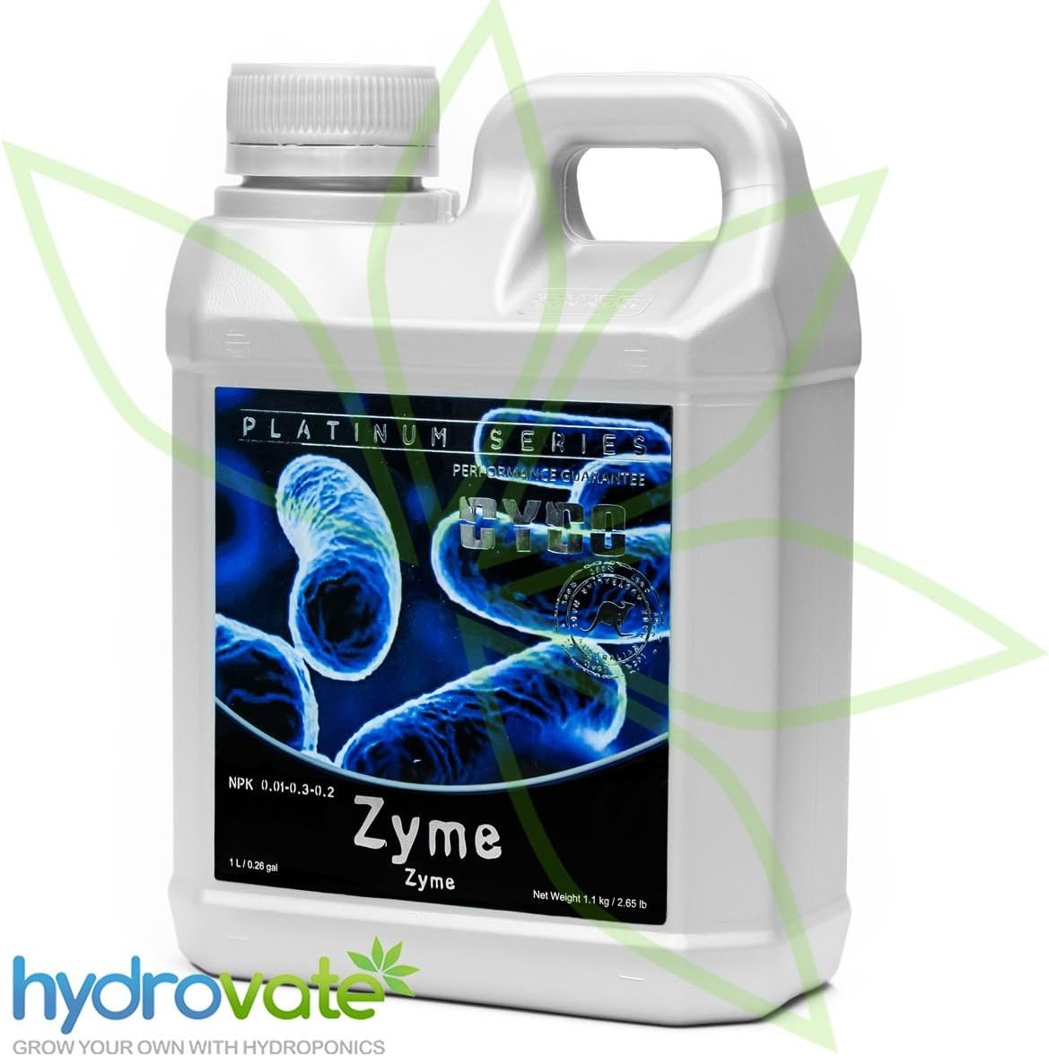 CyCO Zyme 1L Hydroponics Grow Bloom Growth Nutrient Fertiliser