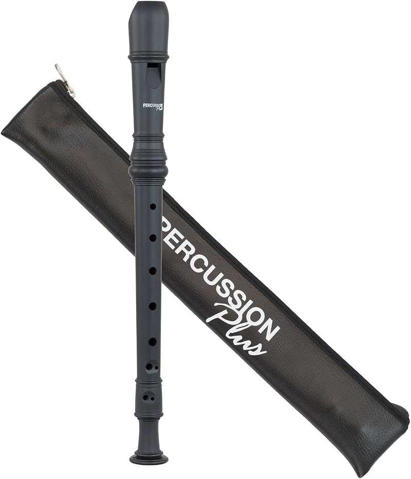 Percussion Plus PP1618 Colourful Soprano Descant Recorder Black