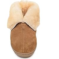 Amazon.com | Minnetonka Men's Sheepskin Ankle Boots 7 M Golden Tan