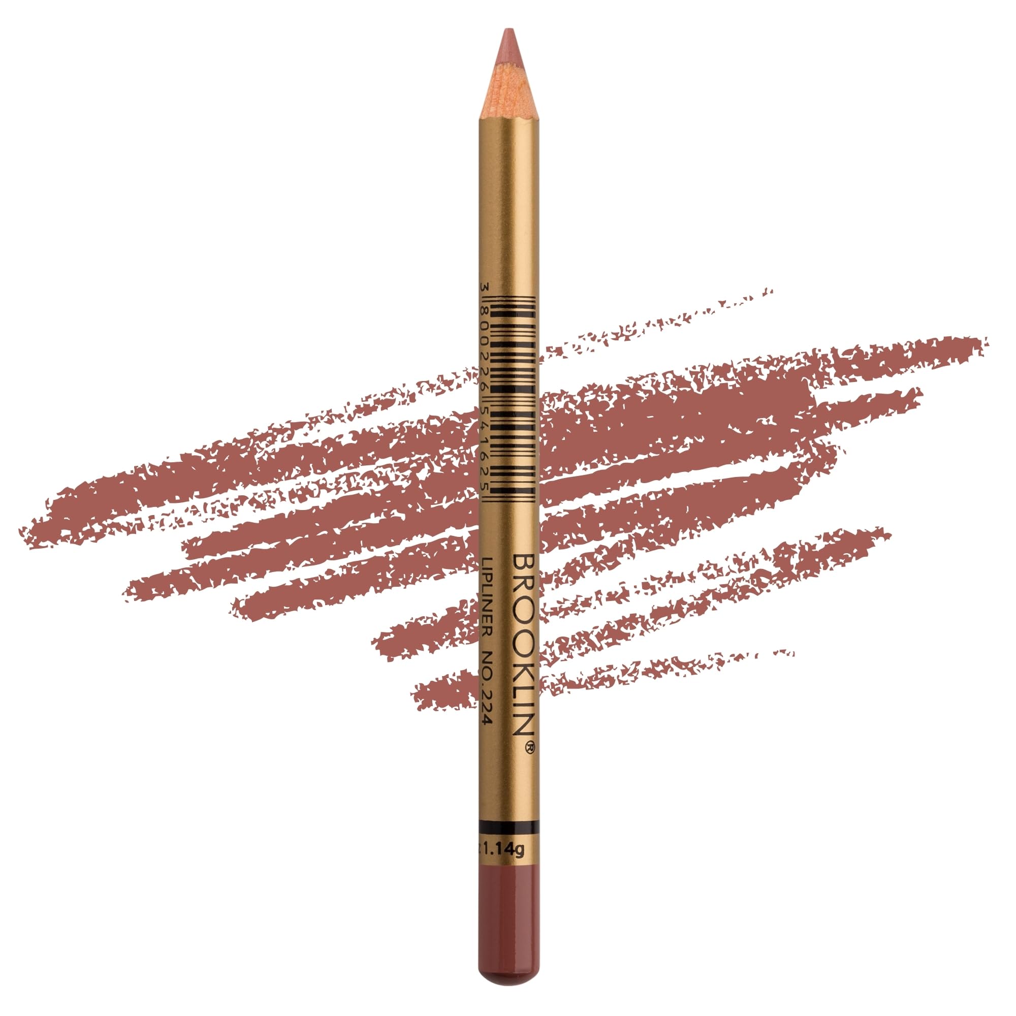 Impala - Brooklin Matte Waterproof Lip Liner | Colour 224 Pink Nude| Long - Lasting Lip Pencil I Smooth Non Smudge Texture