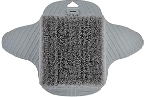 Sunicon Shower Foot Scrubber Mat, Foot Scrubbing Brush Hanging Foot Grinder Foot Massage Brush with Non Slip Suction Cups, fo
