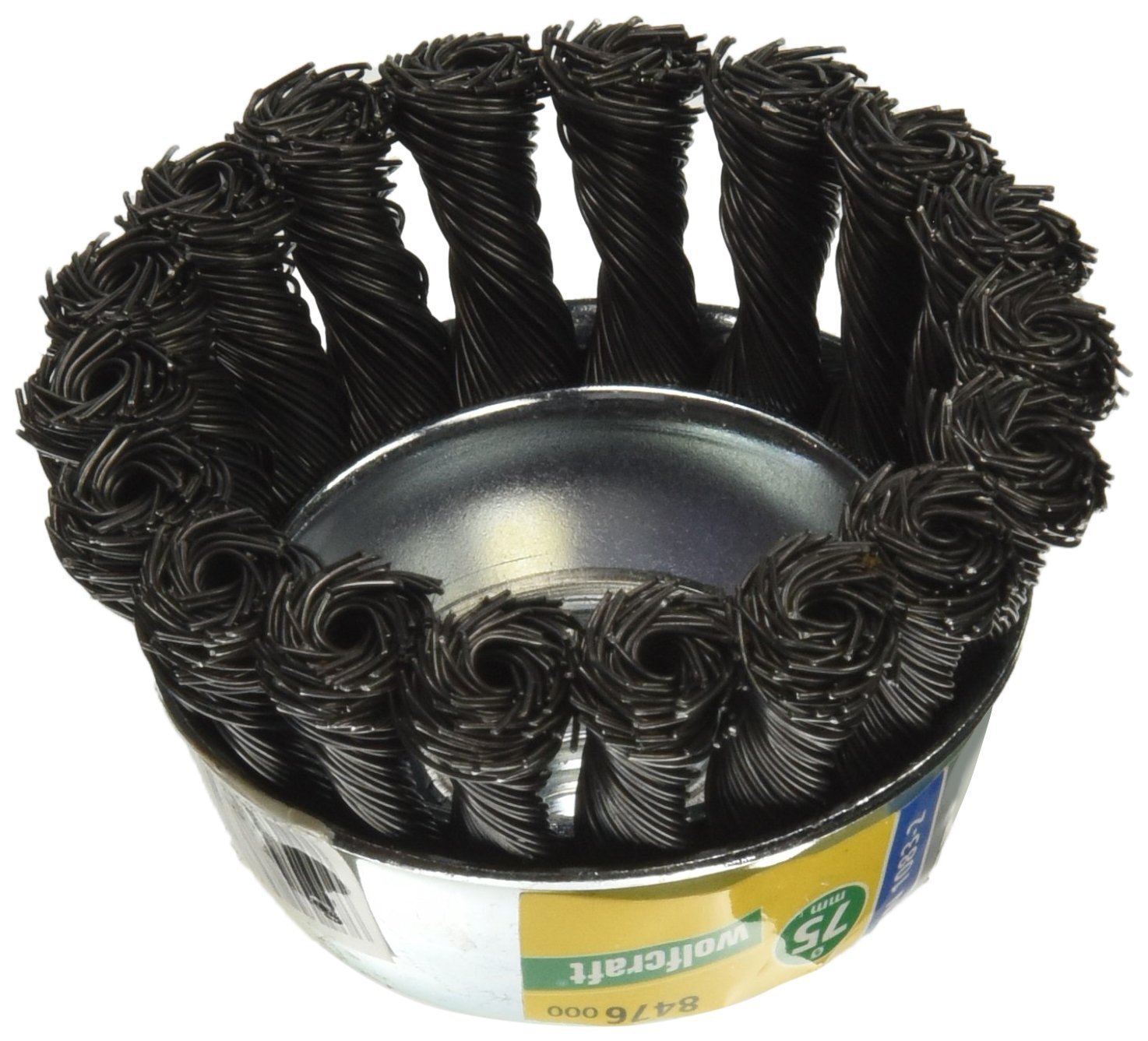 wolfcraft Steel Wire Cup Brush, twisted I 8476000