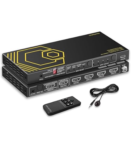 Amazon.com: 4K@60Hz HDMI eARC Splitter 1 in 2 Out, avedio links