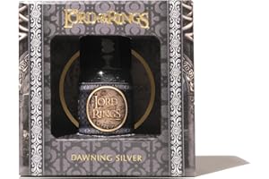 Ferris Wheel Press, Fountain Pen Ink, Warner Bros. Discovery, Official Licensed, The Lord of The Rings Special Edition, Dawning Silver, Brooding Cool-Grey with Silver Shimmer and Red Sheen, 10ml