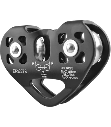 Amazon.com: Petzl, Tandem Speed, Double Pulley for Rope and Cable