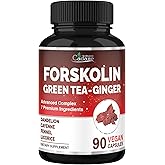 Cadane Forskolin Supplement with Green Tea, Ginger, Dandelion, Cayenne, Fennel, and Licorice| Body Management & Energy Support | Vegan, Non-GMO – 90 Capsules – 45-Day Supply