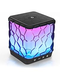 AOMAIS Star Bluetooth Speakers, Wireless Ultra Portable Color Changing LED Light Speaker with 7 Color LED Themes for Home Party, Outdoors, Backyard
