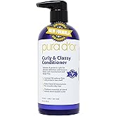 PURA D'OR Curly & Classy Hydrating Conditioner (16oz) Ultimate Definition and Bounce for Gorgeous Curls, Enriched with Coconut Oil, Kukui Seed Oil, and Premium Oil Blend