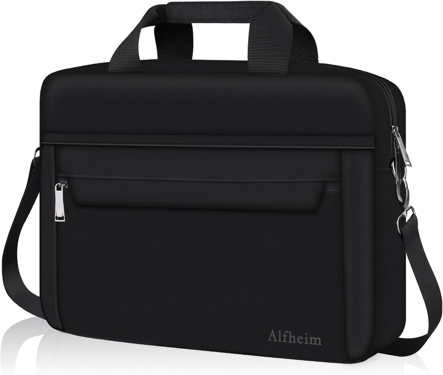 Alfheim 15.6-16'' Laptop Briefcase for Men Women Waterproof Lightweight Messenger for Travel Business Compatible with Macbook Pro 15"-16" A1990/A1707