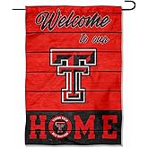 Texas Tech Red Raiders Welcome To Our Home Double Sided Garden Yard Flag