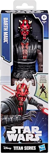 Star Wars Titan Series Darth Maul Action Figure 30 cm with Red Dual Lightsaber view 3