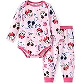 Disney Winnie the Pooh Yoda Minnie Mouse Creeper Bodysuits Baby Girl/Boy Organic Cotton Long Sleeve Fall Outfits 0-18 Months