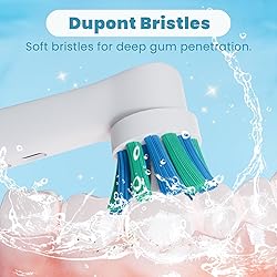 GENKENT 4 Pack Replacement Toothbrush Heads