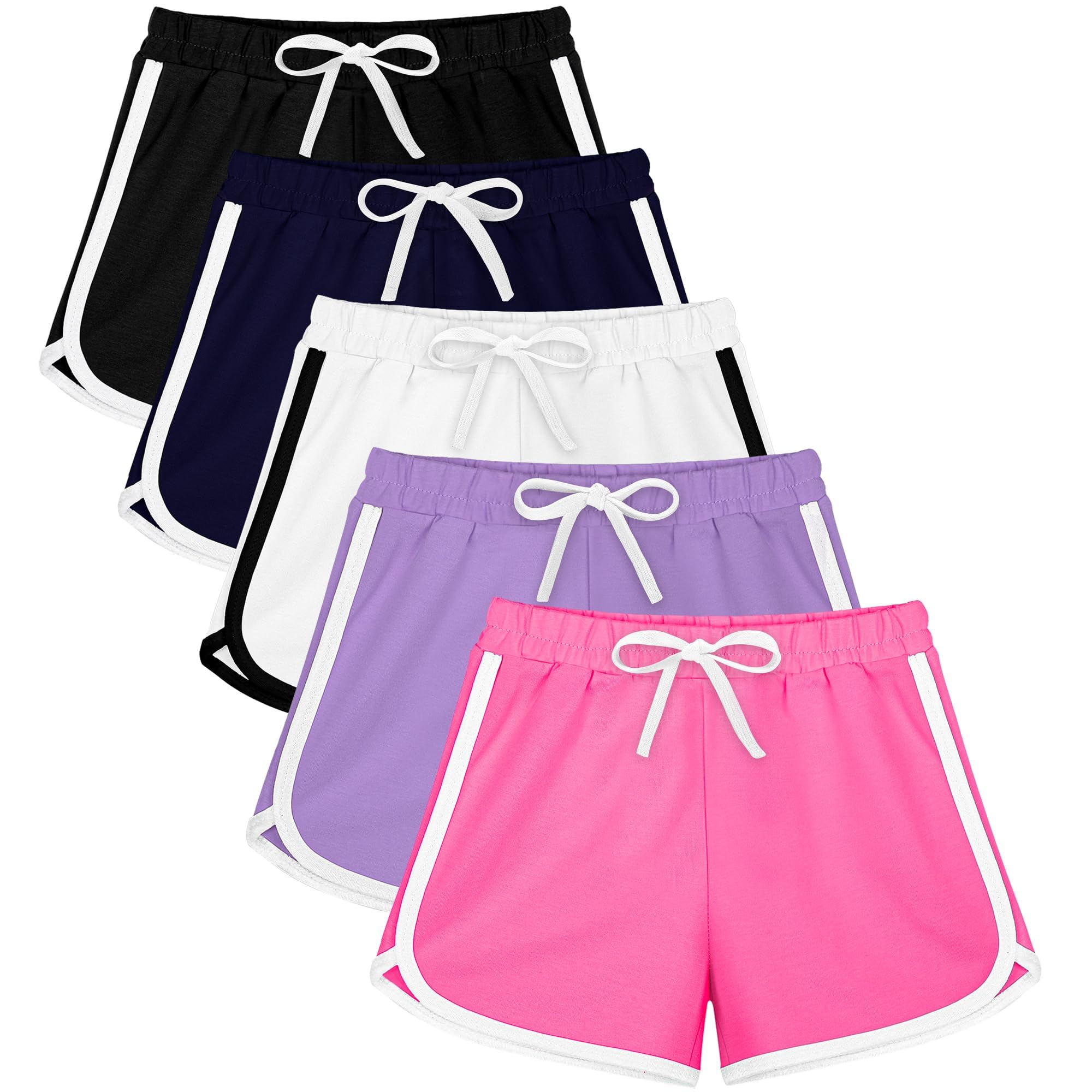 Photo 1 of 1 Resinta
1 Packs Girls Cotton Athletic Shorts Toddler Summer Running Shorts Dolphin Yoga Shorts for Kids