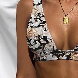 Bathing Suits for Women Deep V Neck Sexy Two Piece
