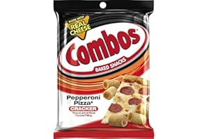 COMBOS Pepperoni Pizza Cracker Baked Snacks 6.3-Ounce Bag (1 pack)