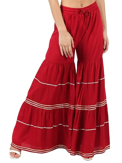 flared sharara pants