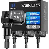MUCAR VENU5 TPMS Sensor Set of 4, Activation Relearn by Universal TPMS Tool,Tire Pressure Sensor 2-in-1 (315MHz + 433MHz) OE Programmed by T261/VENU iPro for 98% Vehicle Model