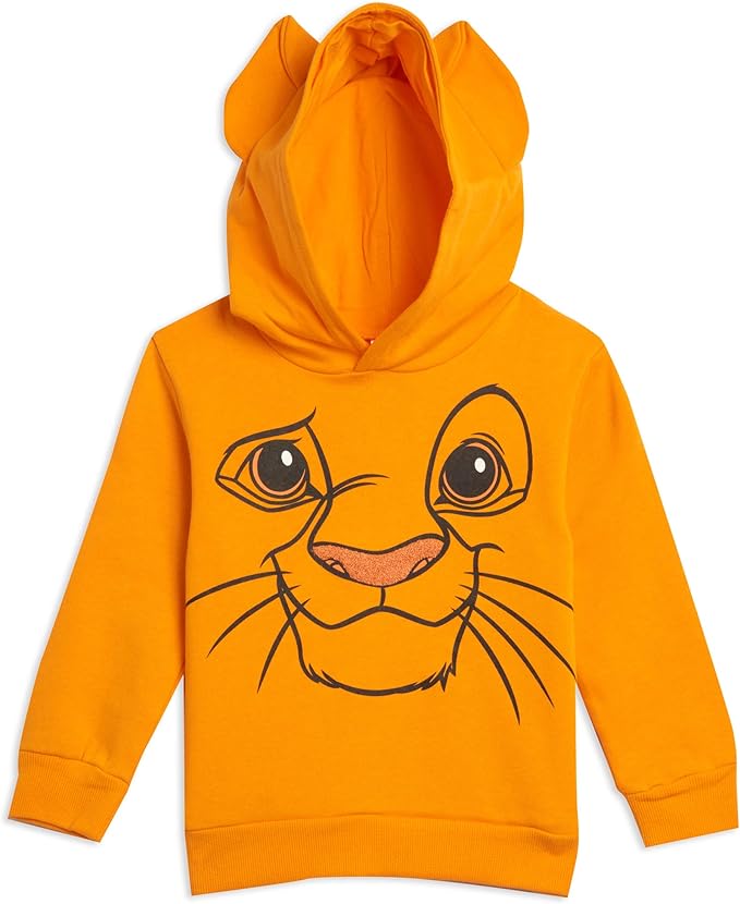 Disney The Lion King Simba Toddler Boys Pullover Fleece Costume Hoodie ...