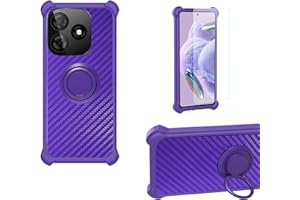 bojioderf Case Compatible for Pinwheel Genesis 4 Phone Case Cover [with Tempered Glass Screen Protector] PC + Silicone [360 M