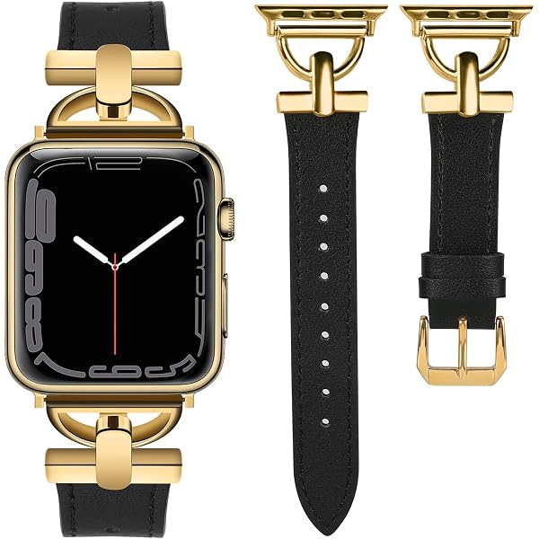 Amazon.com: Anne Klein Leather Fashion Band for Apple Watch  display picture 3