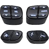 Amazon.com: X AUTOHAUX Steering Wheel Switch Control Buttons for Chevy
