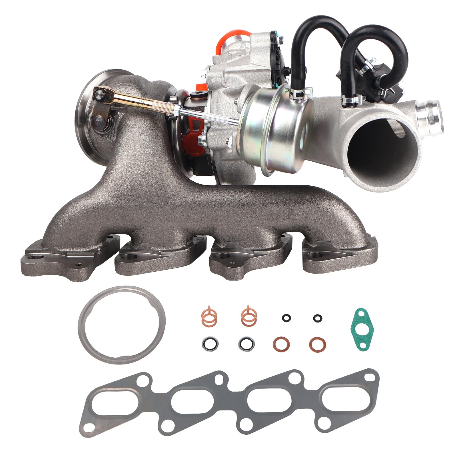 Photo 1 of KUSATEC Turbo Turbocharger with Gasket Kit Compatible with 2013-2019 Buick Encore; 2011-2016 Chevy Cruze Limited, 2012-2019 Sonic, 2013-2018 Trax, Replacement # 55565353 667-203