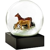 CoolSnowGlobes Horses Cool Snow Globe