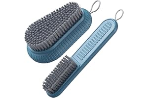 Selaurel Cleaning Brush Soft Bristle Brush Laundry Scrub Brush Clothes Underwear Shoes Scrubbing Brush, Easy to Grip Househol