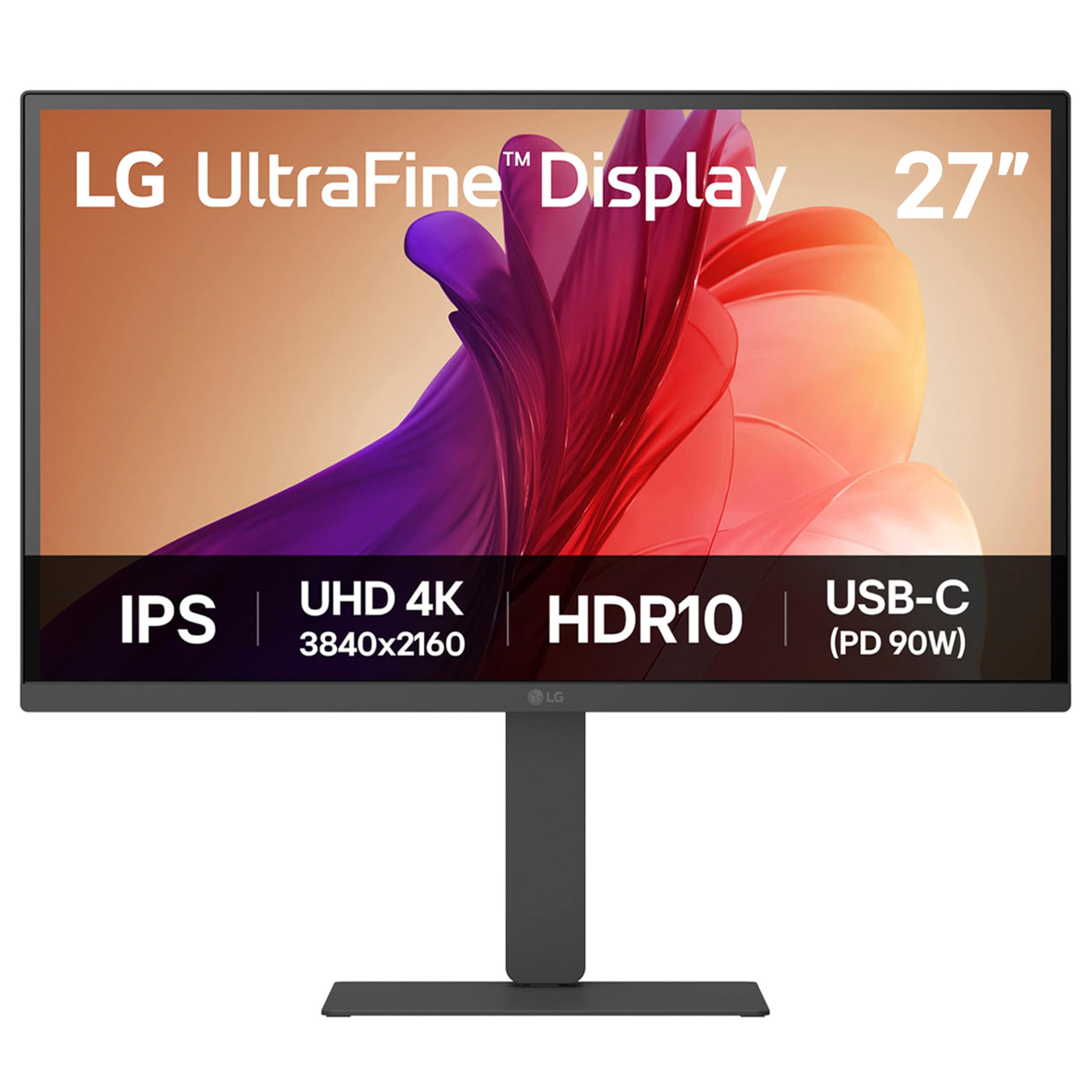 LG UltraFine™ U7 27U730A-B Monitor | 27 inch 4K UHD IPS, Black