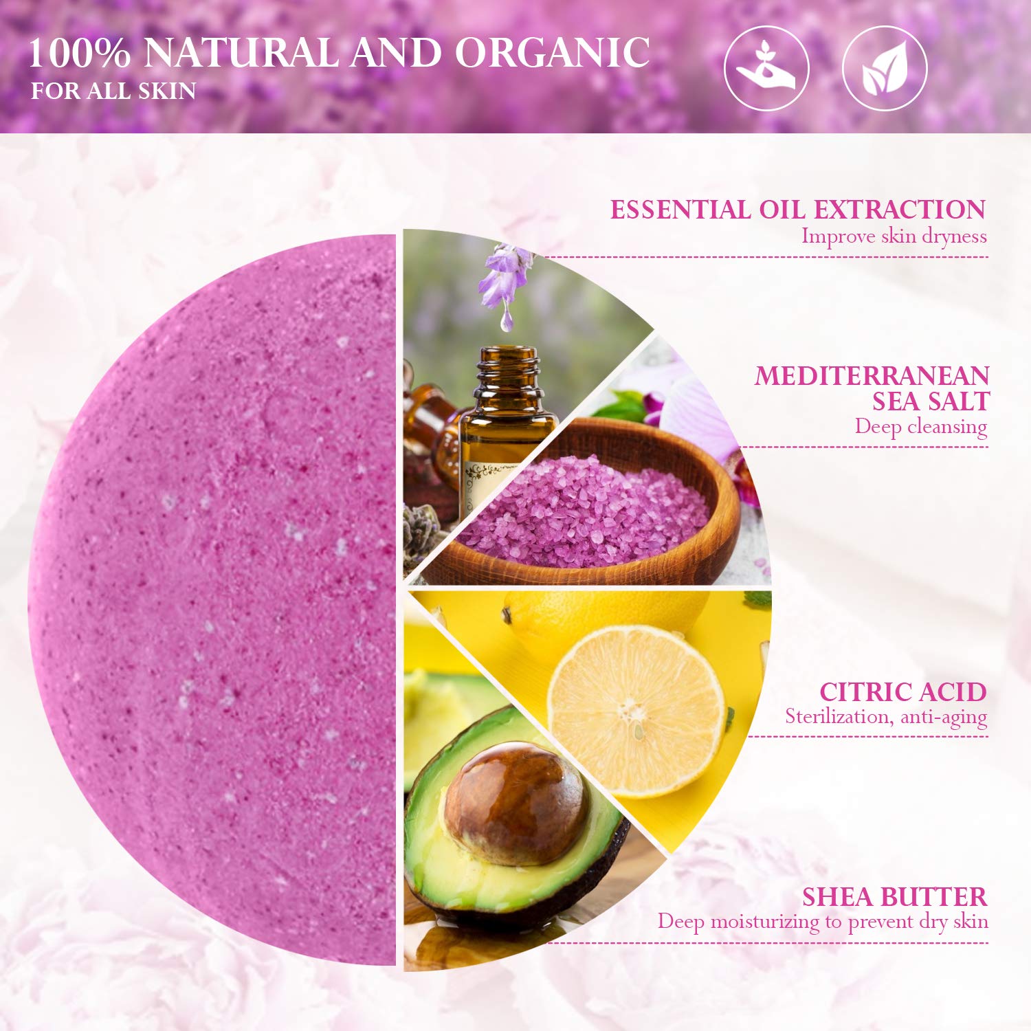 Peradix Boules de Bain Effervescentes 16 PCS - Kit de Boule pour Le Bain, Multicolores Bio pour Homme Femme Enfant,Spa Luxueux,Bain Moussant Senteur Relaxante,Coffret Bombes de Bain de Saint-Valentin