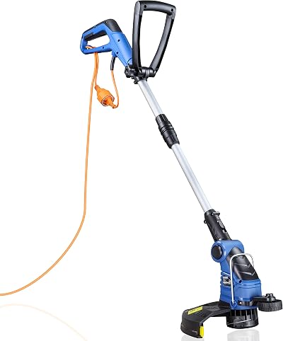Hyundai 600W 2-in-1 Grass Trimmer Lawn Edger 30cm Width 10m Cable 3 Year
