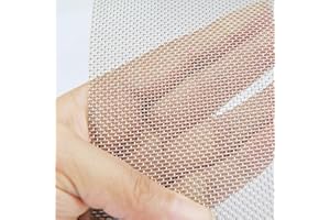 TIMESETL 304 Stainless Steel Woven Wire 30 Mesh - 12"X24" (30cmX60cm) Garden Fence Mesh Cabinets Wire Mesh Window Screen Net