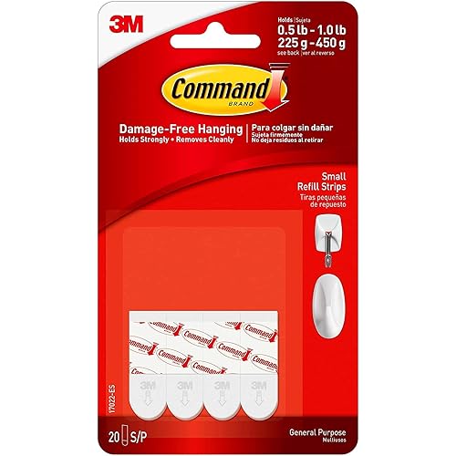 Command Replacement Strips, Small, White (17022-ES) - New
